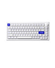 Bàn phím cơ AKKO MOD007 PC Blue on White 1
