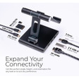 Cổng Chuyển Đổi Mazer Infinite Multimedia 8-in-1 USB-C & Tablet Stand 3
