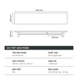 Kệ màn hình Lifted Desk Shelf - Gỗ Sồi Nguyên Khối 3