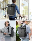 Balo Đeo Vai inateck Roll Top Waterproof Backpack Cho Laptop BP01003 4