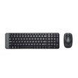 Bộ bàn phím chuột không dây Logitech MK220 (Đen) 2
