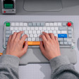 Kê tay NuPhy Combo Wrist Rest Kick75 4