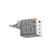 Củ sạc Sharge - Pixel charger 100W - Trắng - Đầu EU - S1E 1