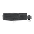 Bộ bàn phím chuột không dây Logitech MK235 3