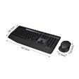 Bộ bàn phím chuột không dây Logitech MK345 5