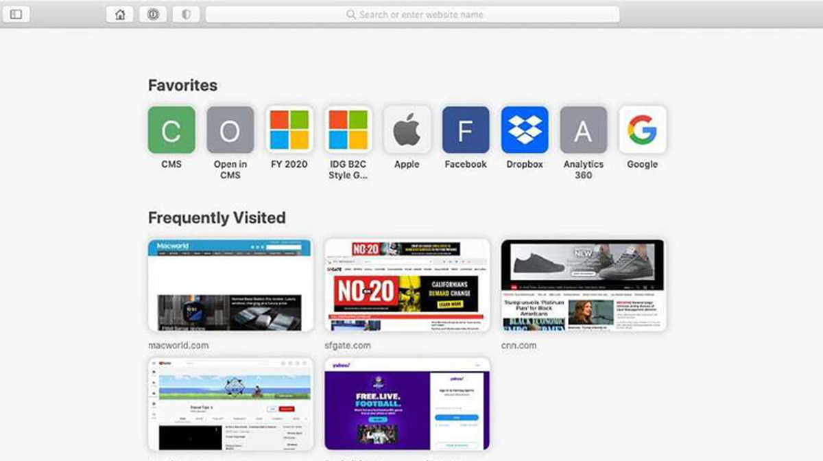 Cách tùy biến Start Page trên Safari 14