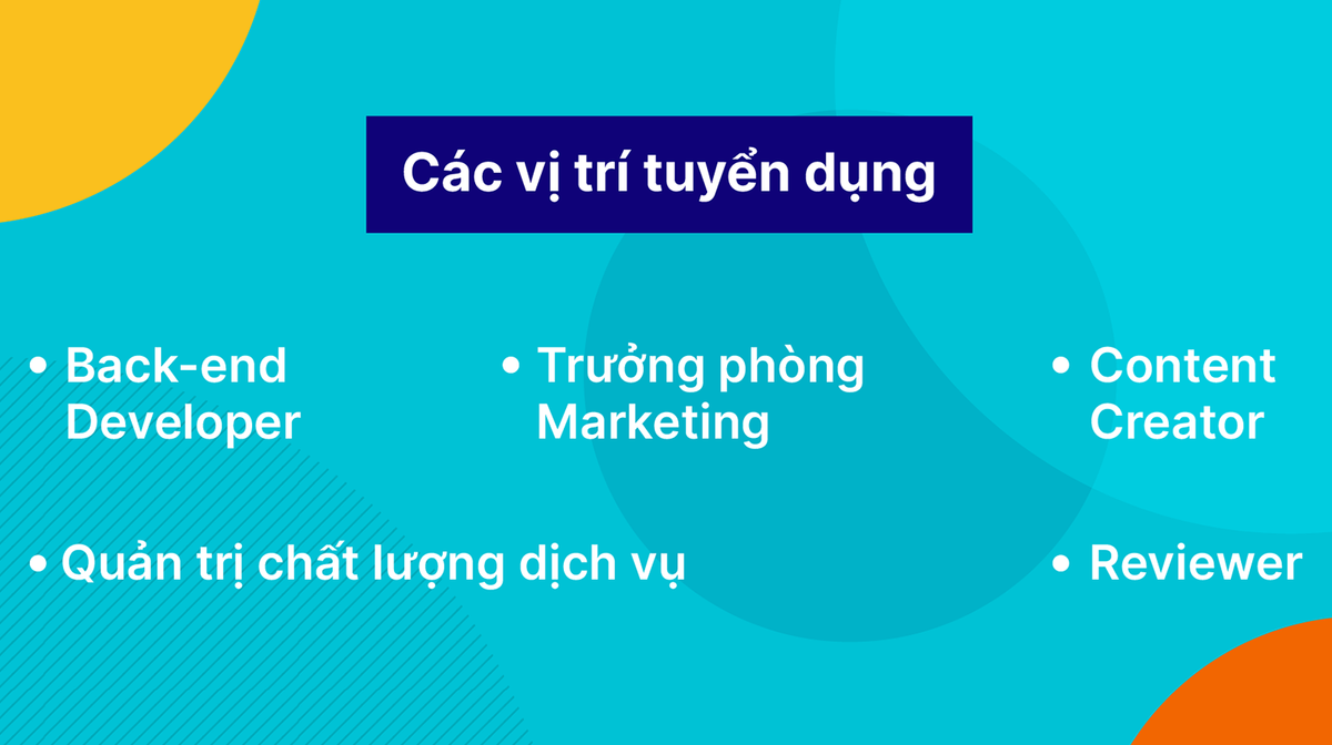 Các vị trí tuyển dụng trong tháng 9 tại ThinkGroup