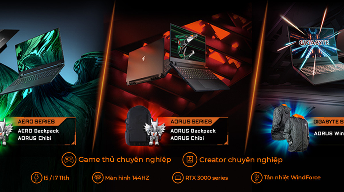 Đặt trước laptop GIGABYTE, nhận loạt quà khủng từ ThinkPro