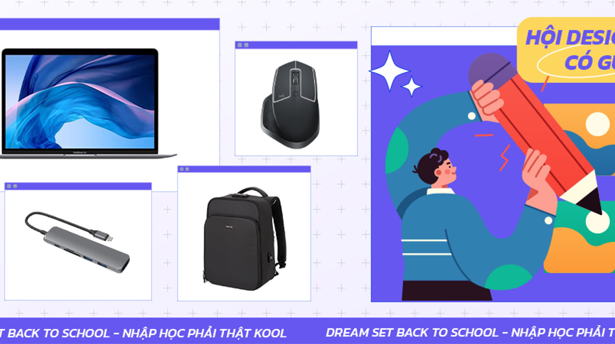 [Dream Set 2021] Set đồ công nghệ mơ ước chuẩn Designer mùa Back To School 2021