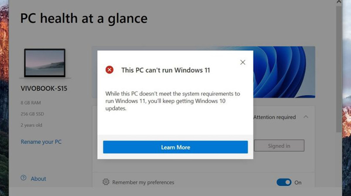 Microsoft: Phần cứng không đạt yêu cầu vẫn lên được Windows 11 thông qua file ISO