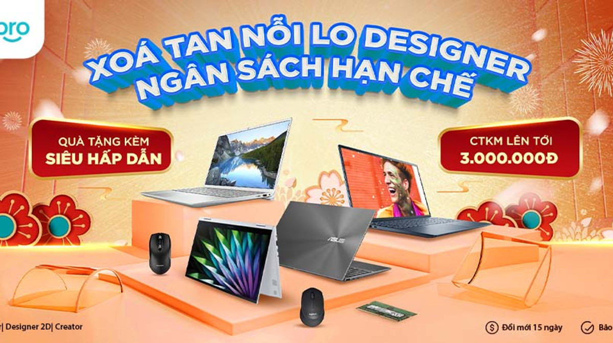 Xóa tan nỗi lo Designer ngân sách hạn chế với loạt Laptop được giảm giá cực sốc tại ThinkPro