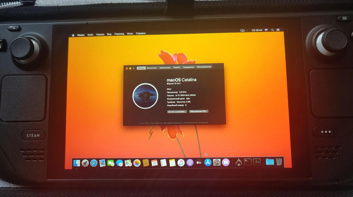 Steam Deck nay đã chạy được cả macOS Catalina, hiệu suất "có vẻ khá ổn"