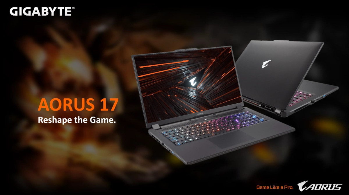 Gigabyte làm mới AORUS 17X với con chip Intel Alder Lake-HX 16 lõi