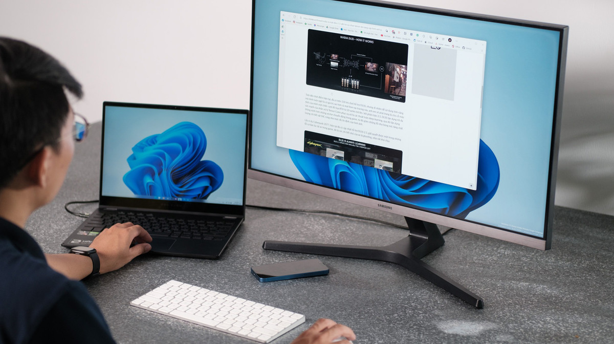 Xuất màn hình ngay cả khi gập laptop trên Windows 11, tưởng không dễ mà dễ không tưởng!