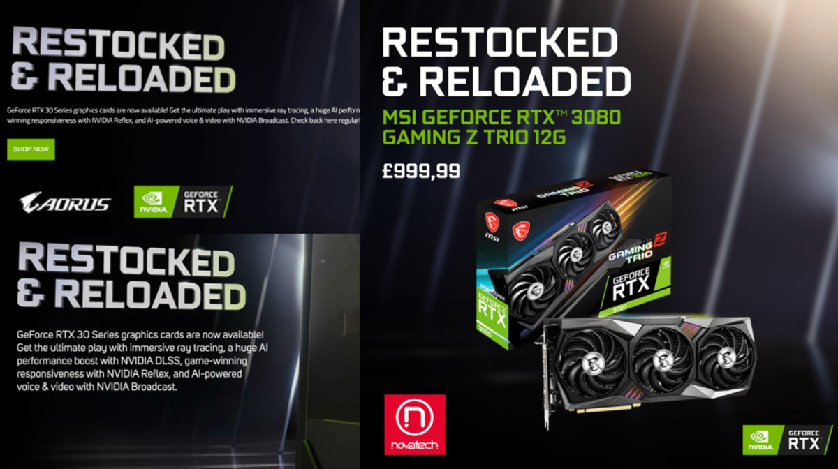 Card đồ hoạ giảm giá, Nvidia phải chạy sự kiện truyền thông để báo cho các "chờ thủ"