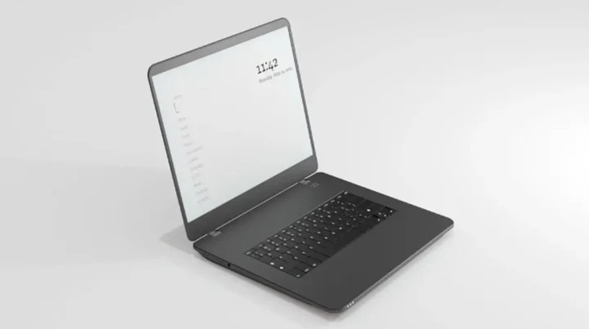 Xuất hiện laptop màn hình giấy điện tử đầu tiên trên thế giới: Pin có thể kéo dài hàng trăm giờ