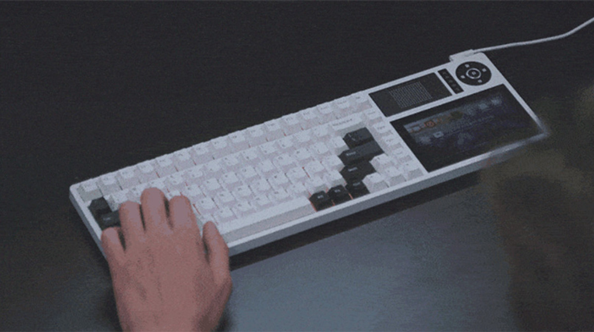 Xuất hiện phím cơ tích hợp màn hình cảm ứng, streamer nào cũng nên có một chiếc!