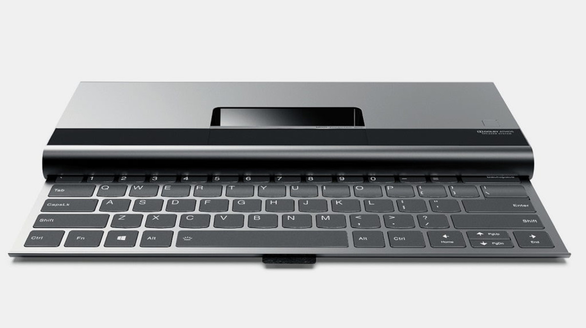 Lenovo giới thiệu ý tưởng về chiếc laptop Lenovo MOZI - tích hợp máy chiếu và bàn phím có thể thu vào