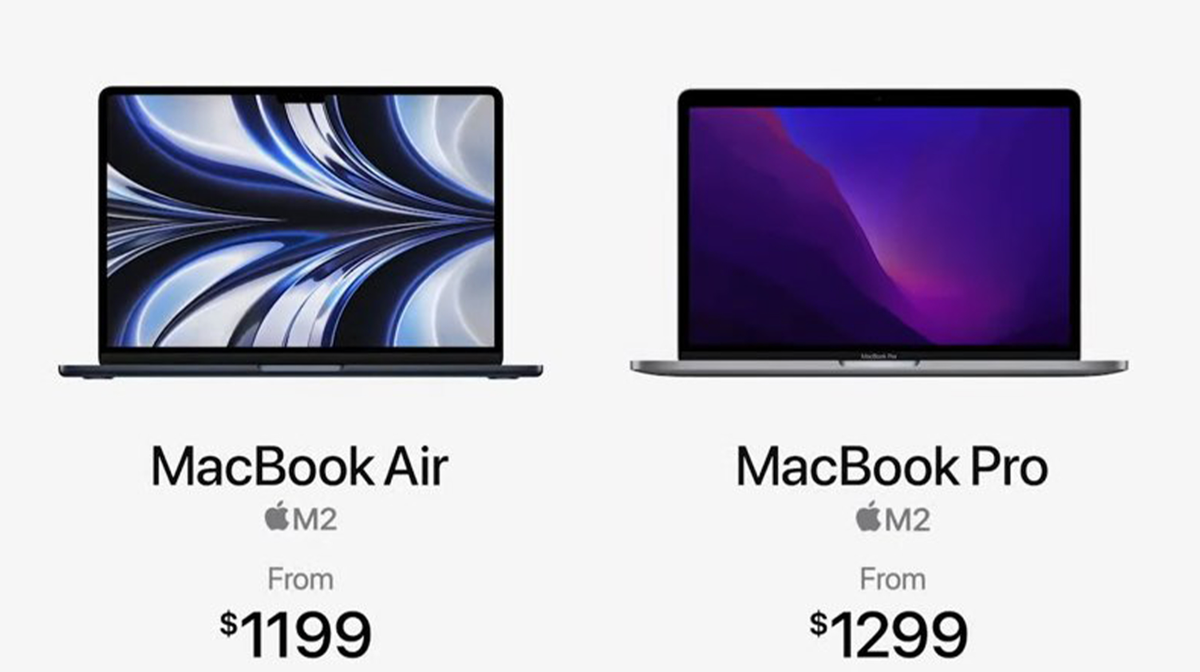 Những lí do người dùng nên chọn MacBook Air M2 thay vì MacBook Pro M2