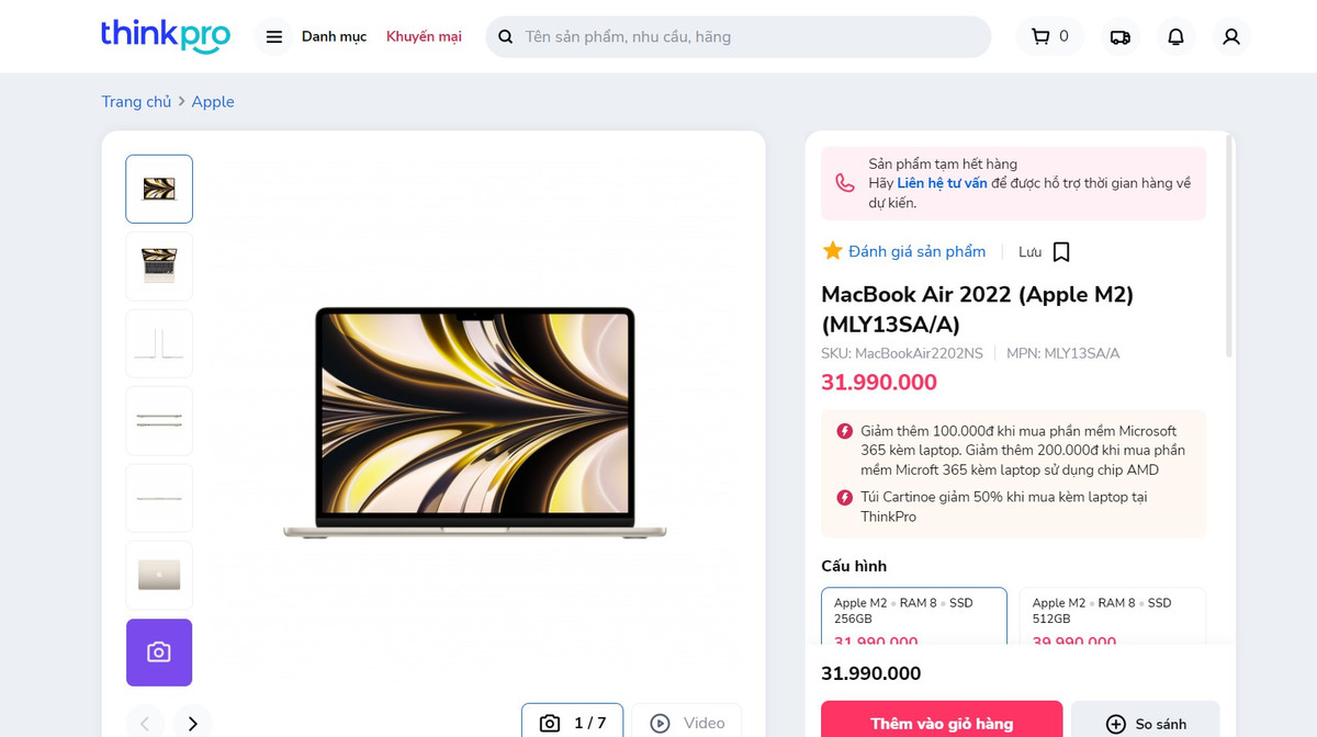 MacBook Air M2 2022 giá bao nhiêu? Mua MacBook Air M2 chính hãng ở đâu?