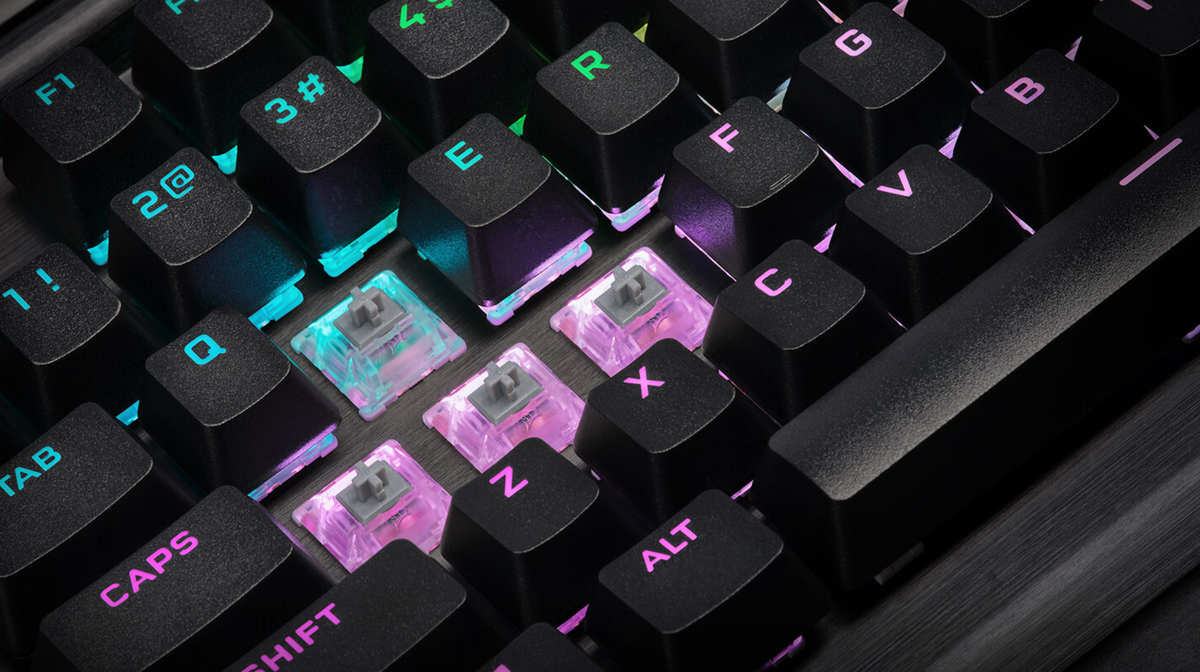 Corsair ra mắt bàn phím K70 RGB TKL phiên bản switch quang học siêu bền siêu nhanh, phản hồi 8kHz