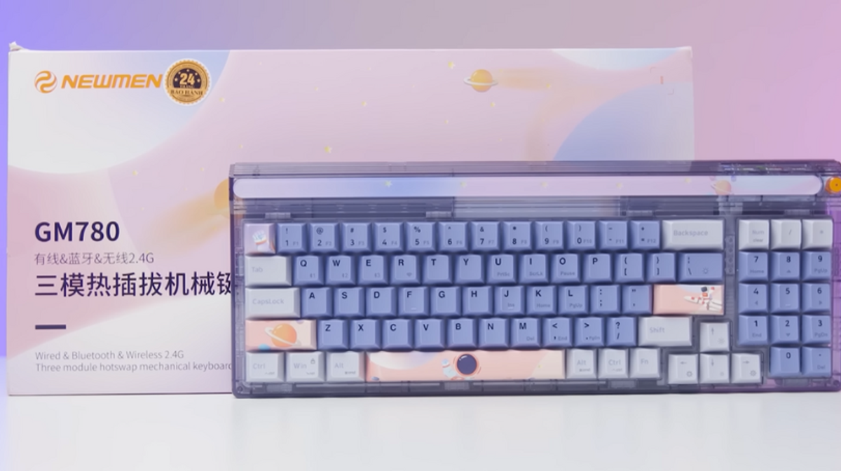 Bàn phím cơ Newmen GM780 - Nebula Gasket: Tinh xảo, chuyên nghiệp - xứng danh tuyệt tác