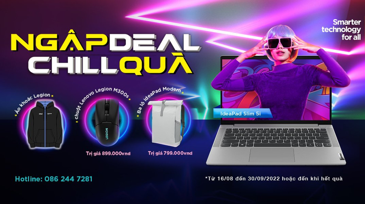 Hướng dẫn "mua một được hai" với các sản phẩm laptop Lenovo mùa tựu trường