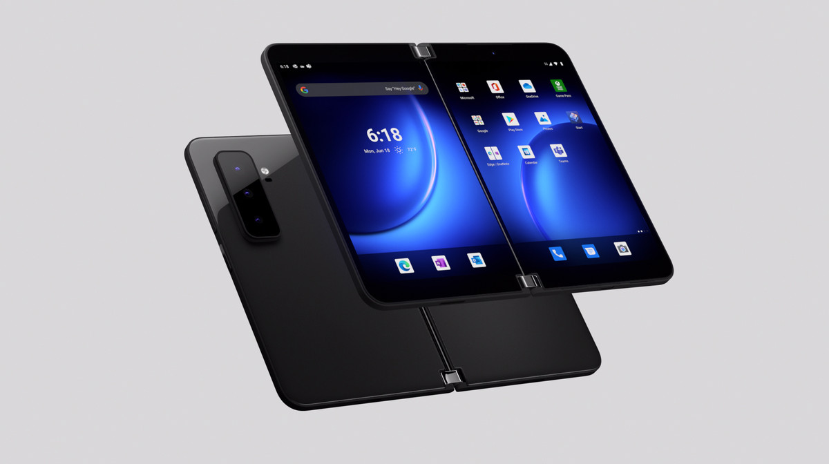 Microsoft chuẩn bị ra mắt smartphone màn gập mới, bỏ hẳn thiết kế hai màn hình gập bằng bản lề