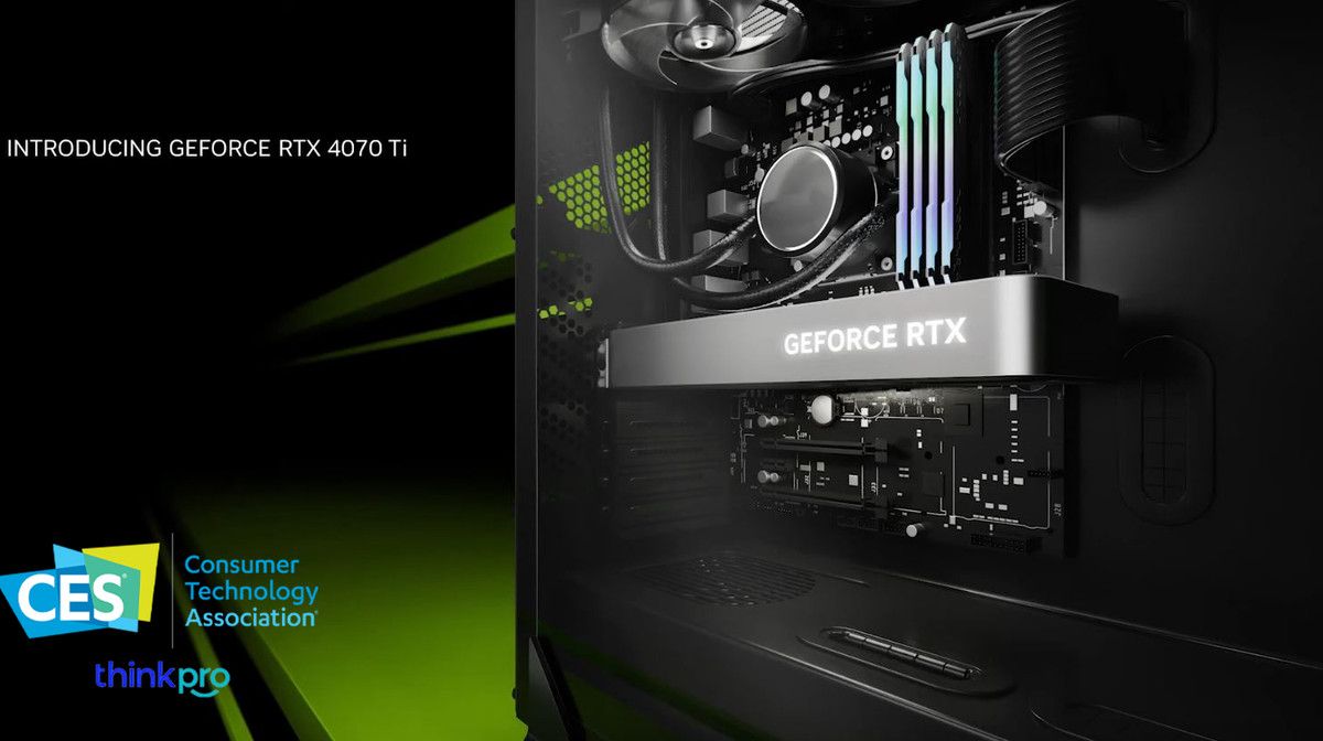 #CES2023 NVIDIA trình làng RTX 4070Ti, mạnh gấp ba "trùm cuối" đời trước