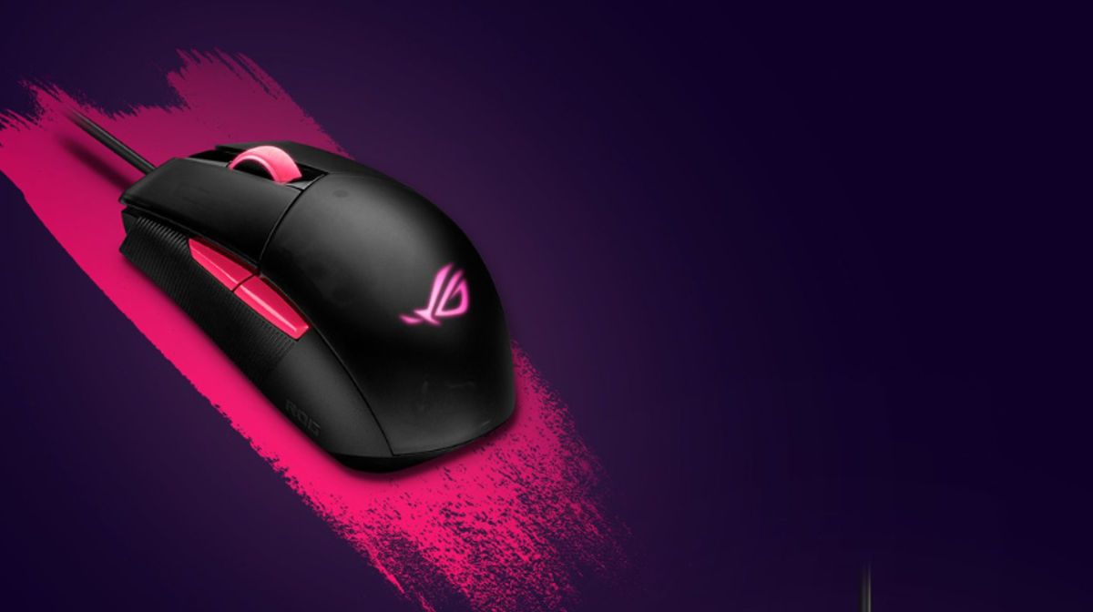 Chuột Asus ROG Strix Impact II Electro Punk: Cuộn mượt mà, bấm nhạy bén