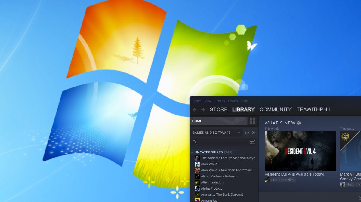 Game thủ dùng Windows 7 và 8 chú ý, Steam đã ấn định thời điểm ngừng hỗ trợ hai hệ điều hành này