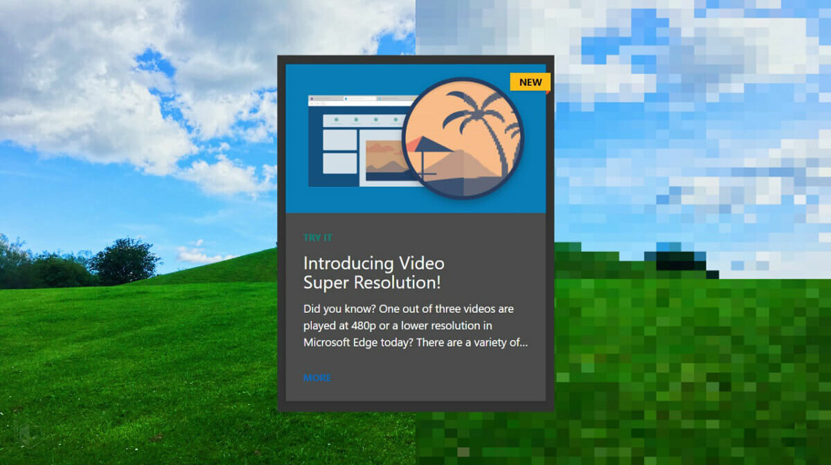 Microsoft giới thiệu VSR: Tính năng nâng cấp độ phân giải video trên Edge, đã thử được ngay