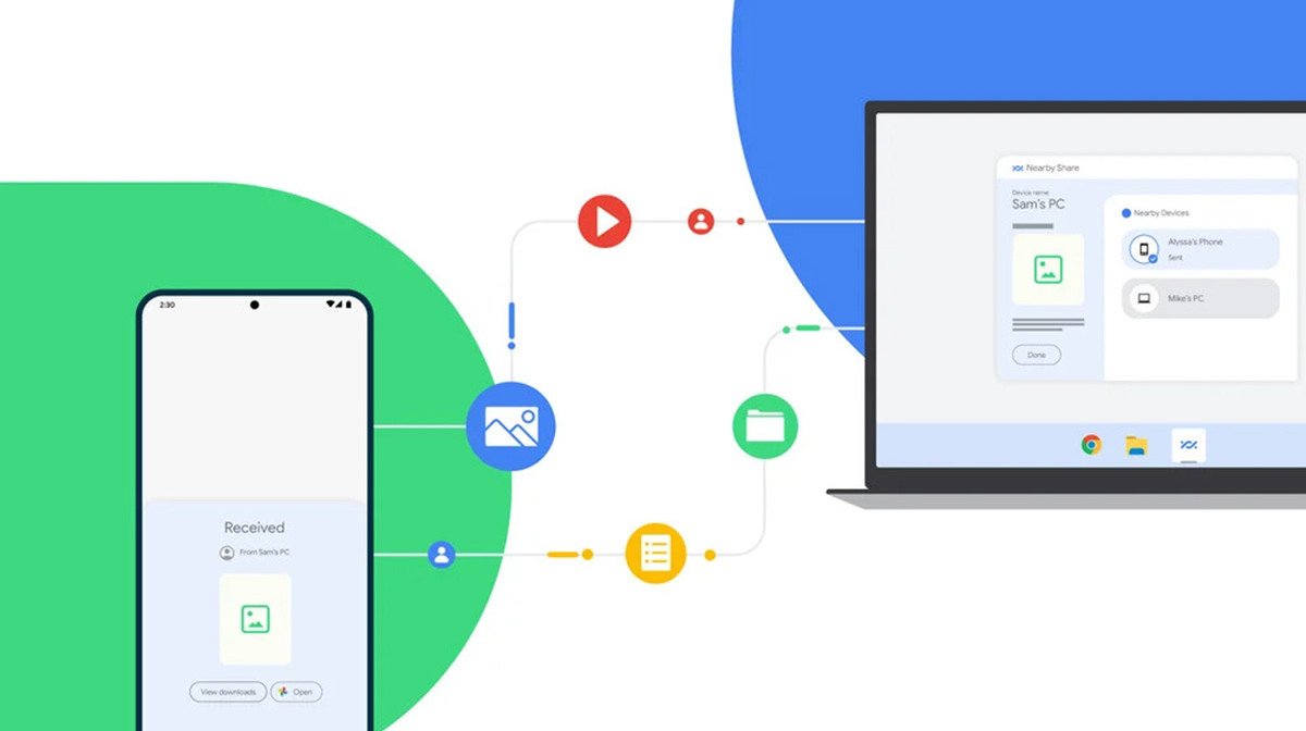 Google mở rộng Nearby Share lên cả Windows, chia sẻ dữ liệu trên Android hứa hẹn cực kỳ thoải mái