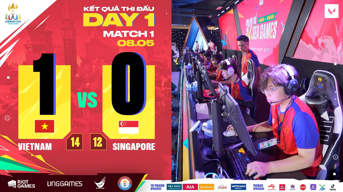 ĐTQG VALORANT Việt Nam chiến thắng đầy cảm xúc trong ngày ra quân SEA Games 32