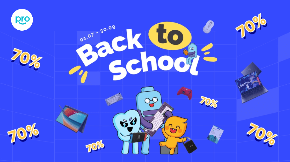 Back To School 2024: Sale sốc quà cool - Sảng khoái đến trường