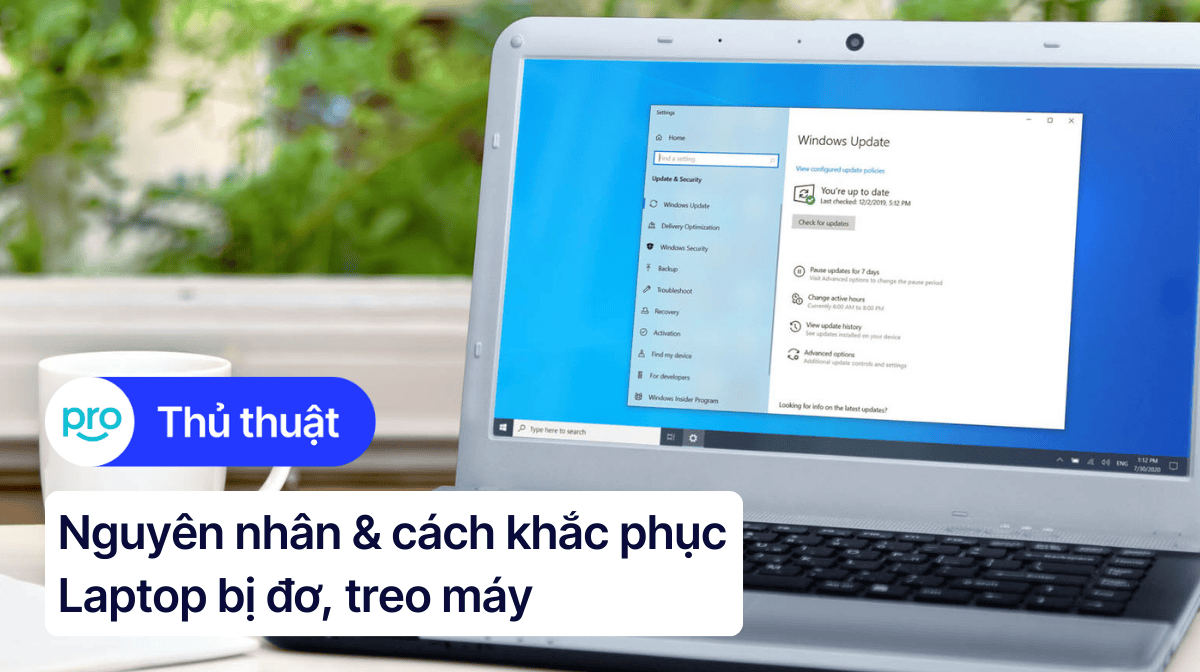 Laptop bị đơ, treo máy: Nguyên nhân & cách khắc phục hiệu quả