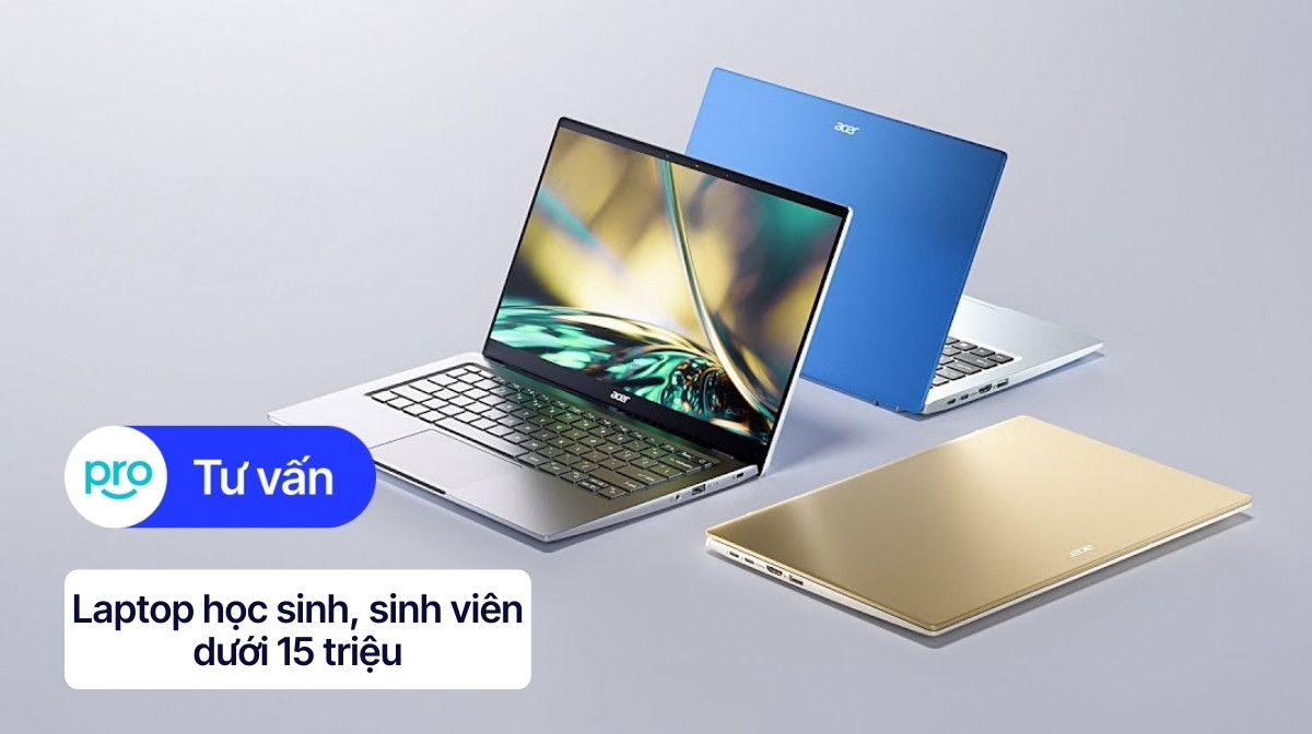 Laptop Học Sinh, Sinh Viên Dưới 15 Triệu | TOP 10 Mẫu HOT