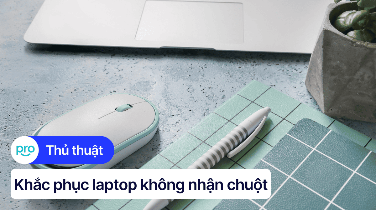 Laptop không nhận chuột: Nguyên nhân và cách khắc phục hiệu quả