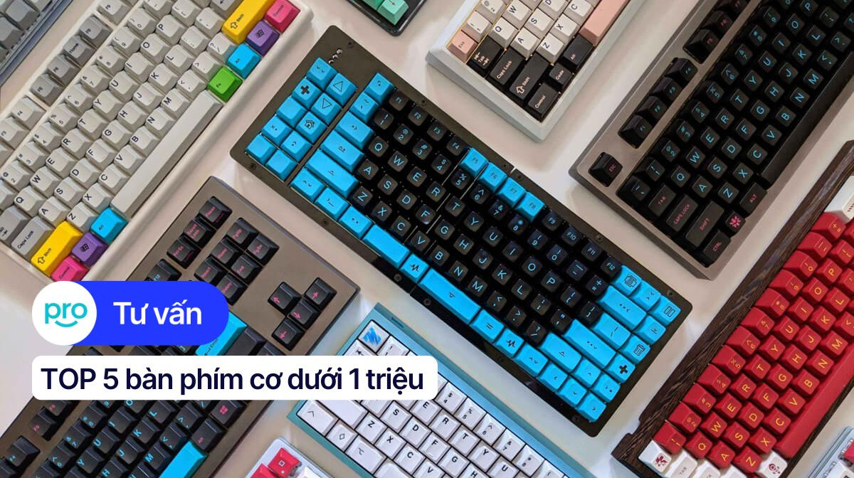 Top 5 bàn phím cơ dưới 1 triệu chất lượng, đáng mua nhất tại ThinkPro