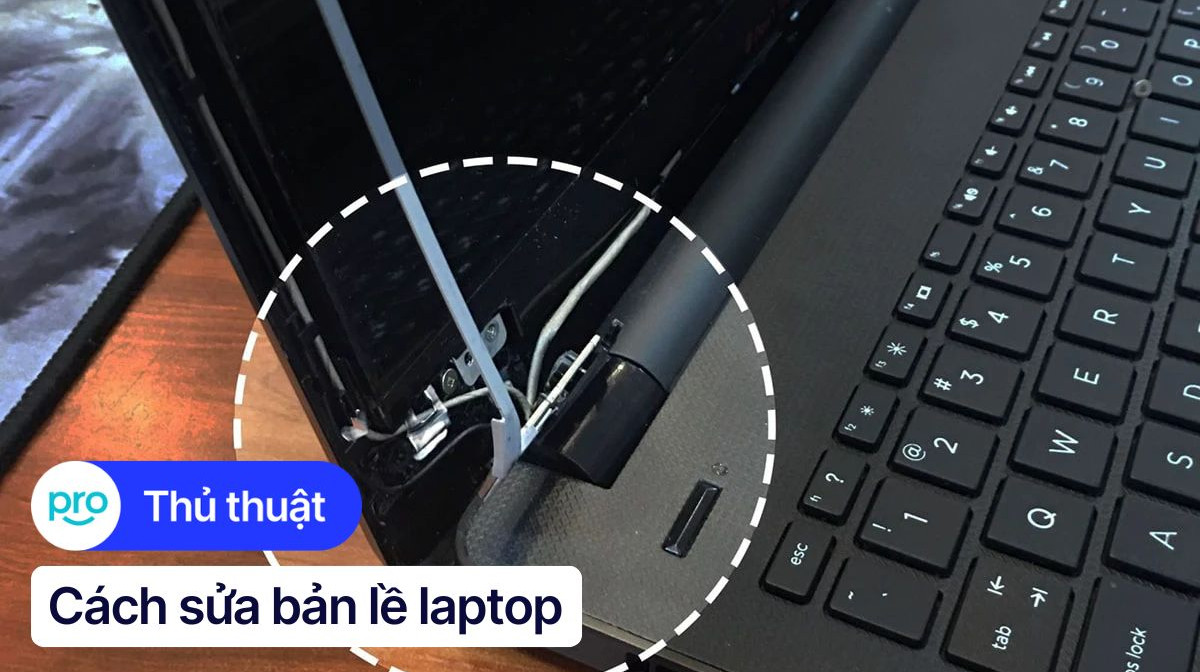 Gãy bản lề laptop: Dấu hiệu, nguyên nhân, cách khắc phục