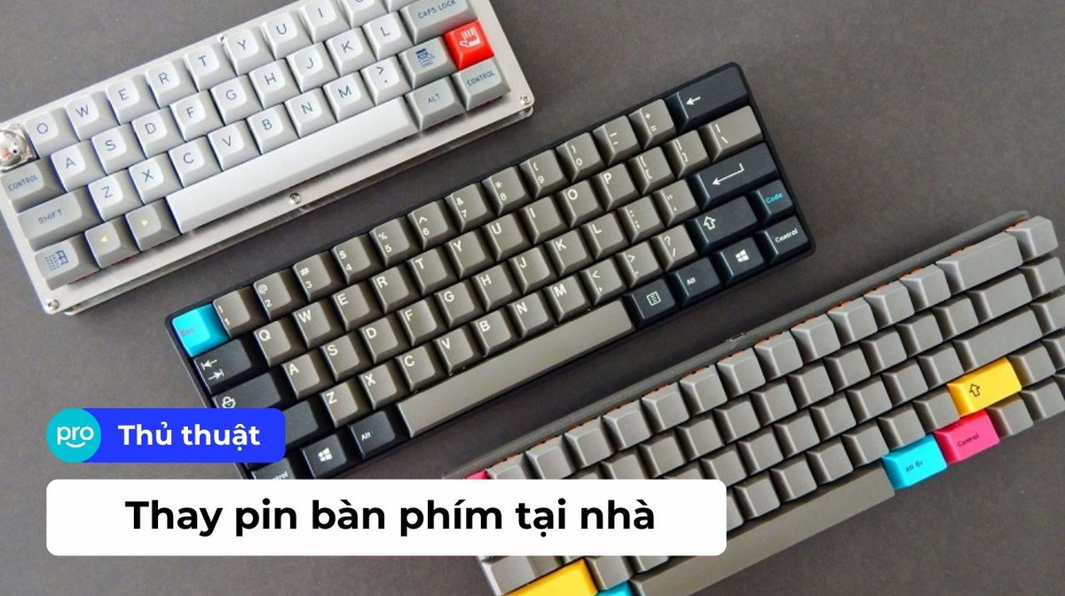 Hướng dẫn thay pin bàn phím tại nhà đúng cách