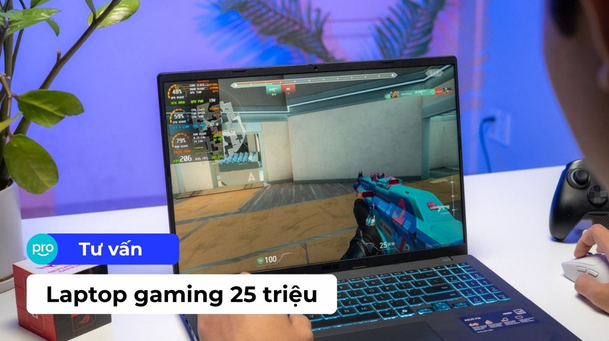 Laptop gaming 25 triệu 2026: Top 5 máy cấu hình mạnh, đáng mua nhất!