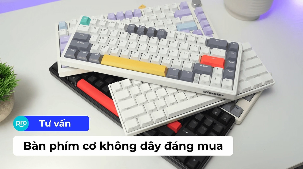 Top 10 bàn phím cơ không dây đáng mua hiện nay 2026