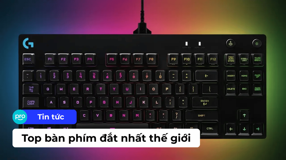 Top 8 bàn phím đắt nhất thế giới 2026