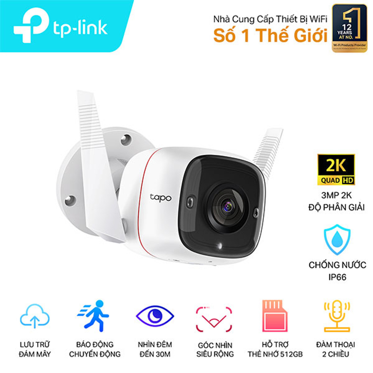 Camera ip wifi ngoài trời TP-Link Tapo C310