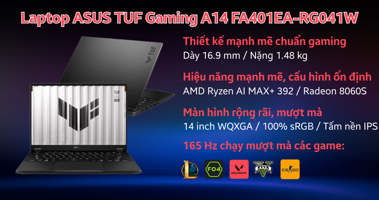 ASUS TUF Gaming A14 FA401UH-RG001W