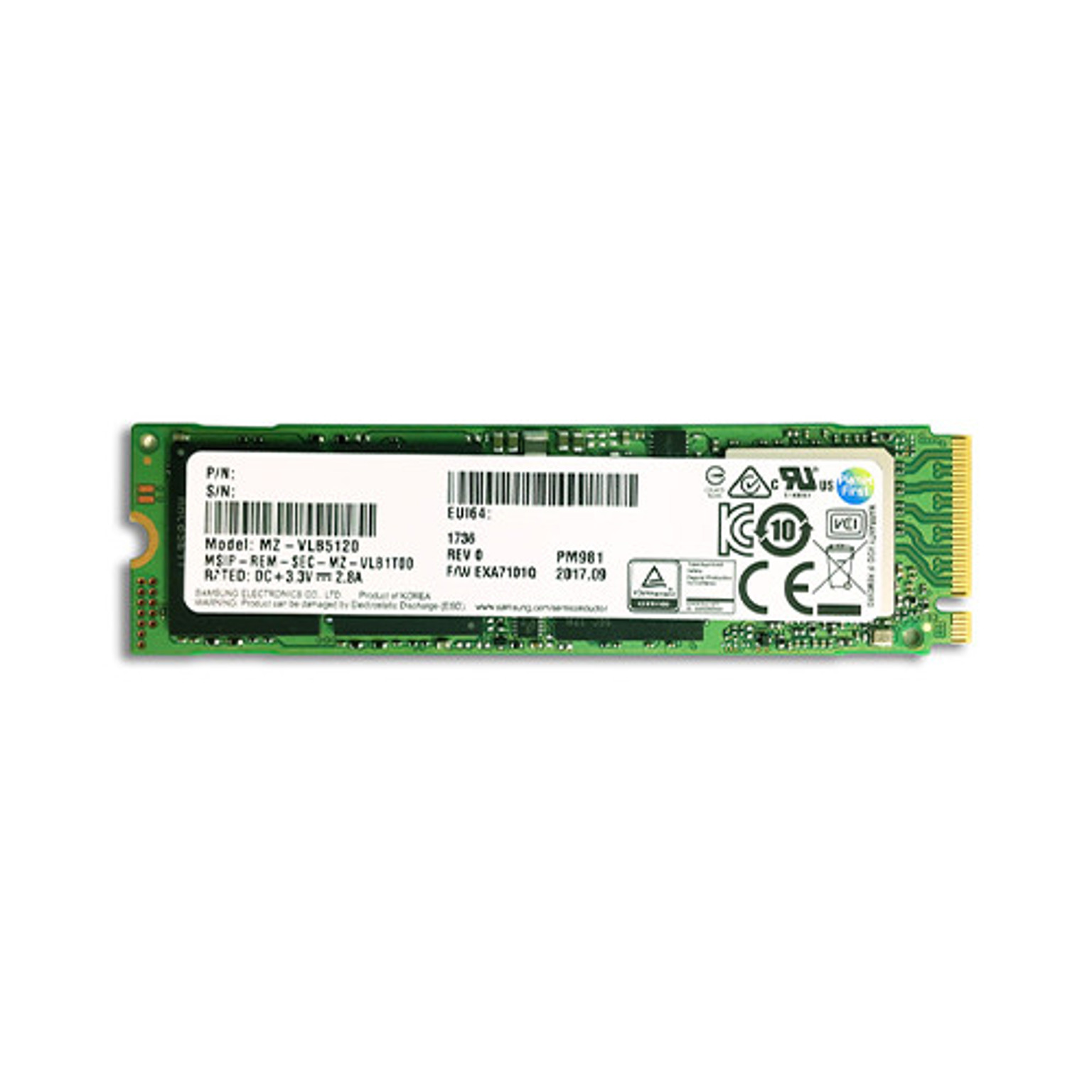 SSD Samsung 512GB NVME M2 2280