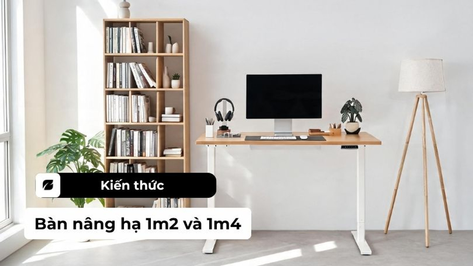 Bàn nâng hạ 1m2 và 1m4: Kích thước nào phù hợp với không gian làm việc?