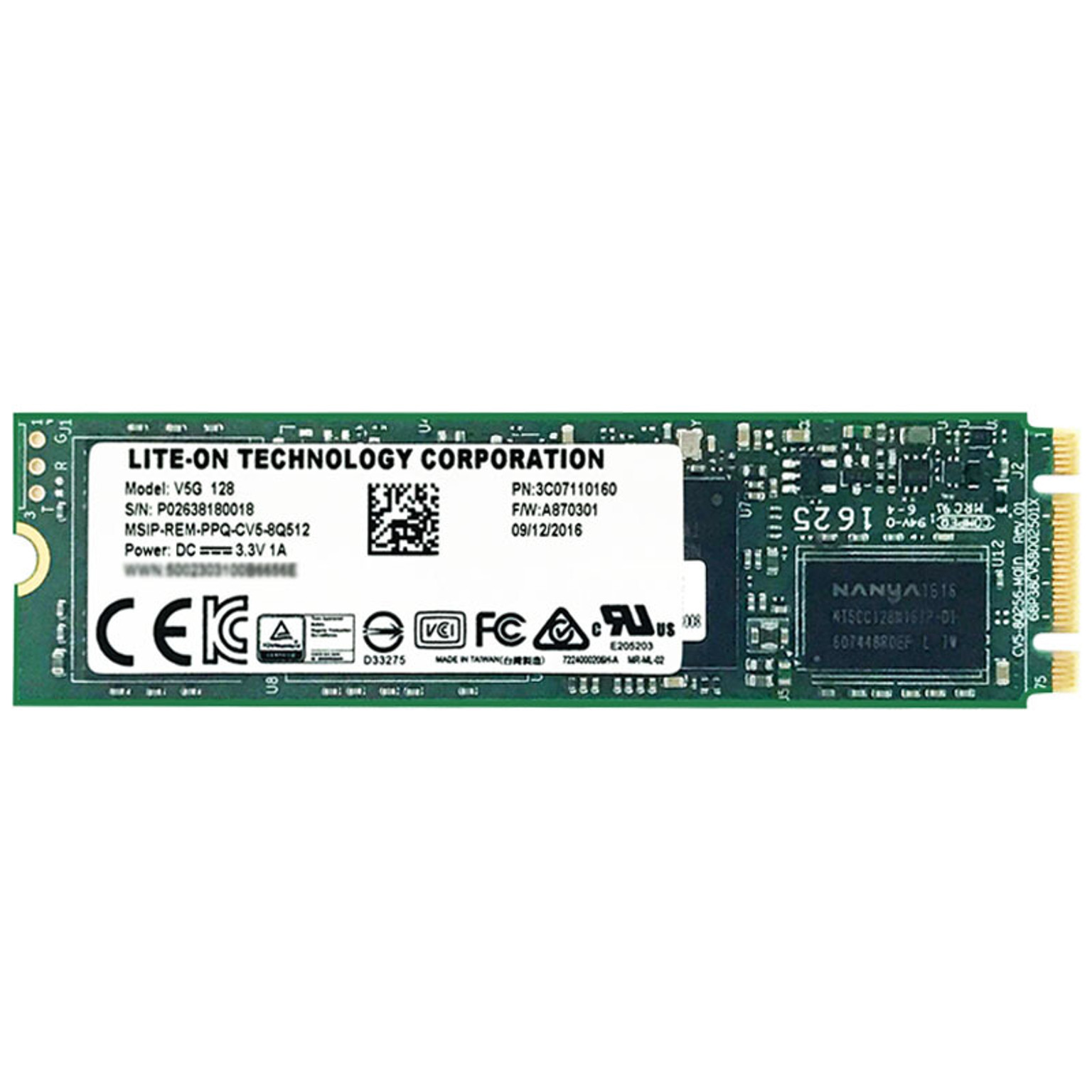 SSD Lite On 128GB Sata M2 2280