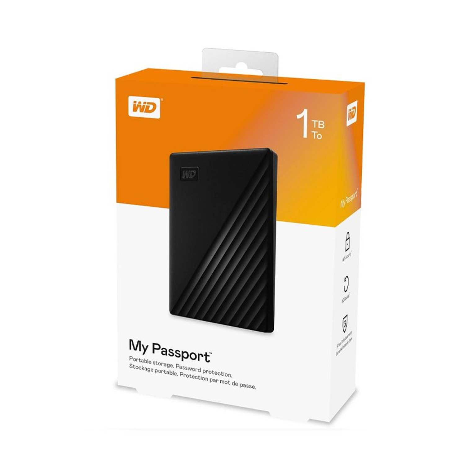 Ổ cứng gắn ngoài WD My Passport Portable1TB - 2.5 inch